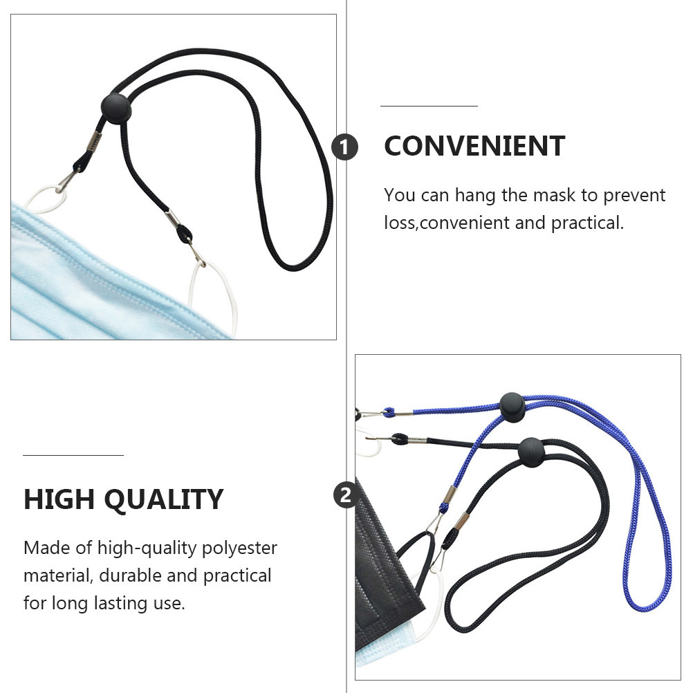 Mask Ear Saver Strap - 10 piezas de cordón anti-caída para