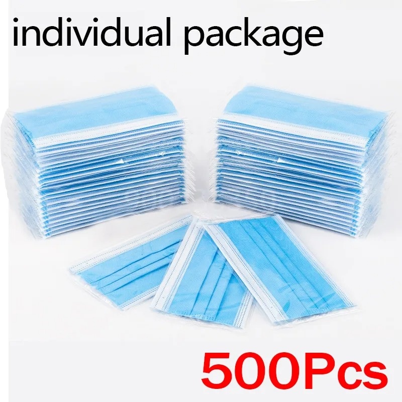 50-500 Uds. Mascarillas desech - Disposable Mask Blue reseña y precio