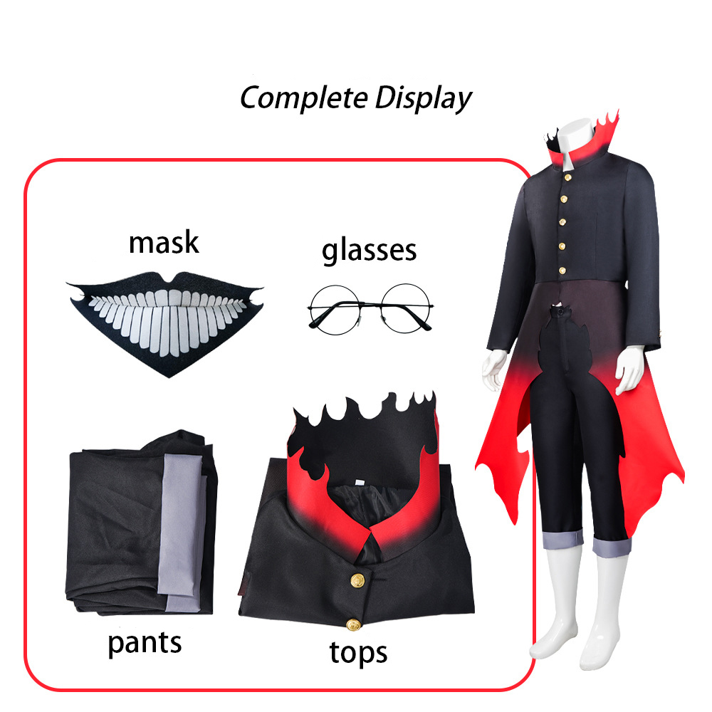 Disfraz de Cosplay de Anime Da - Black Face Mask Pack reseña y precio