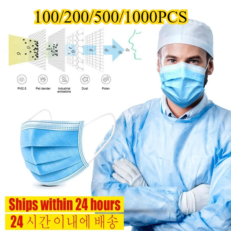 Mascarilla facial desechable d - Disposable Mask Blue reseña y precio